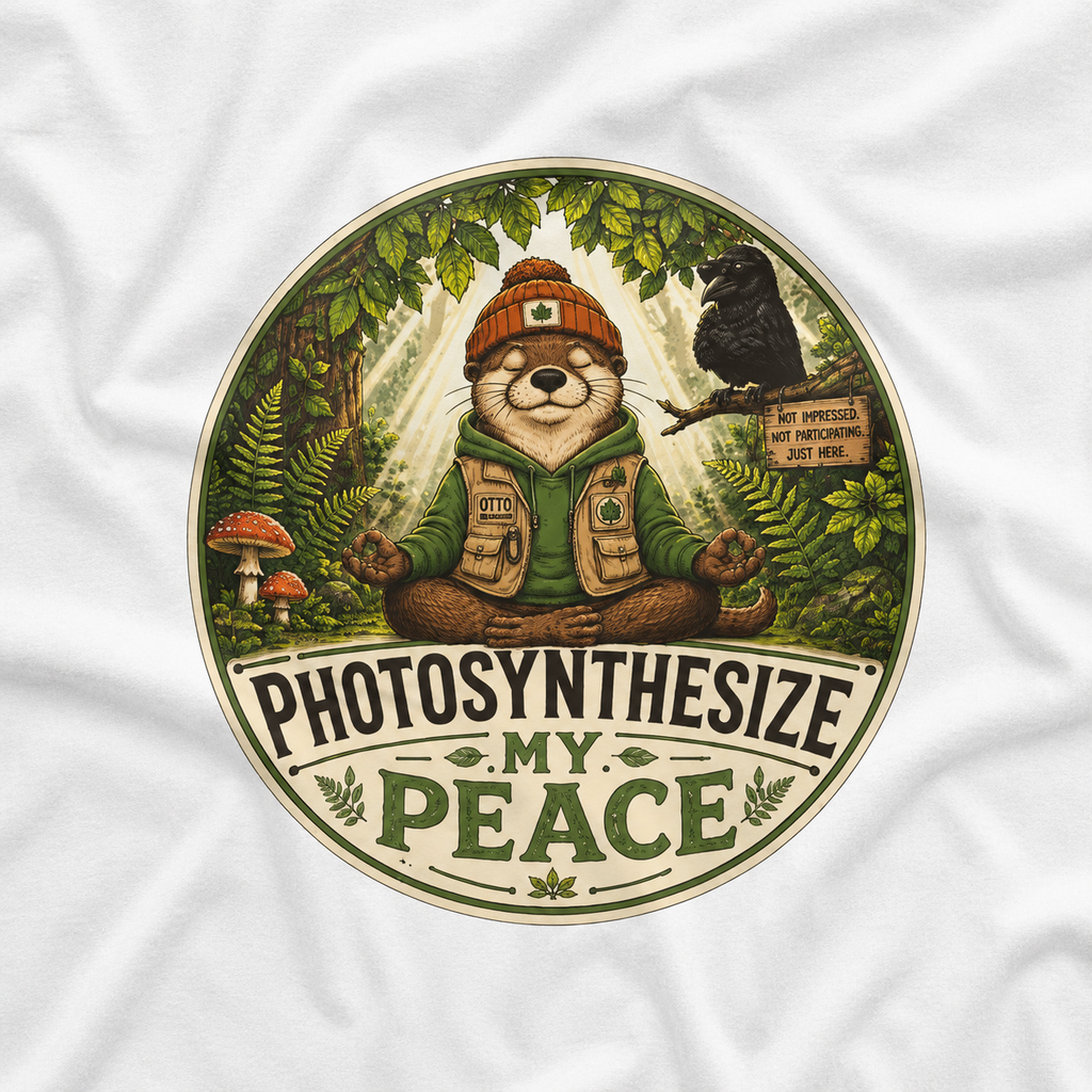 Photosynthesize My Peace Version 2 Tree Labels T‑Shirt