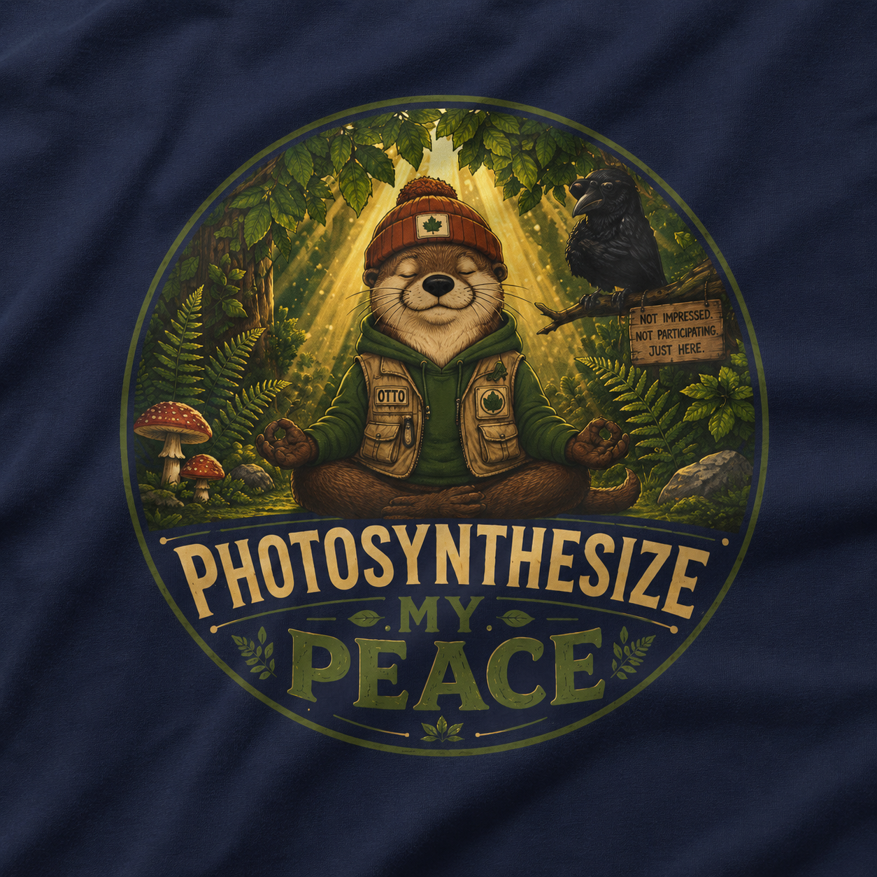 Photosynthesize My Peace Version 2 Tree Labels T‑Shirt