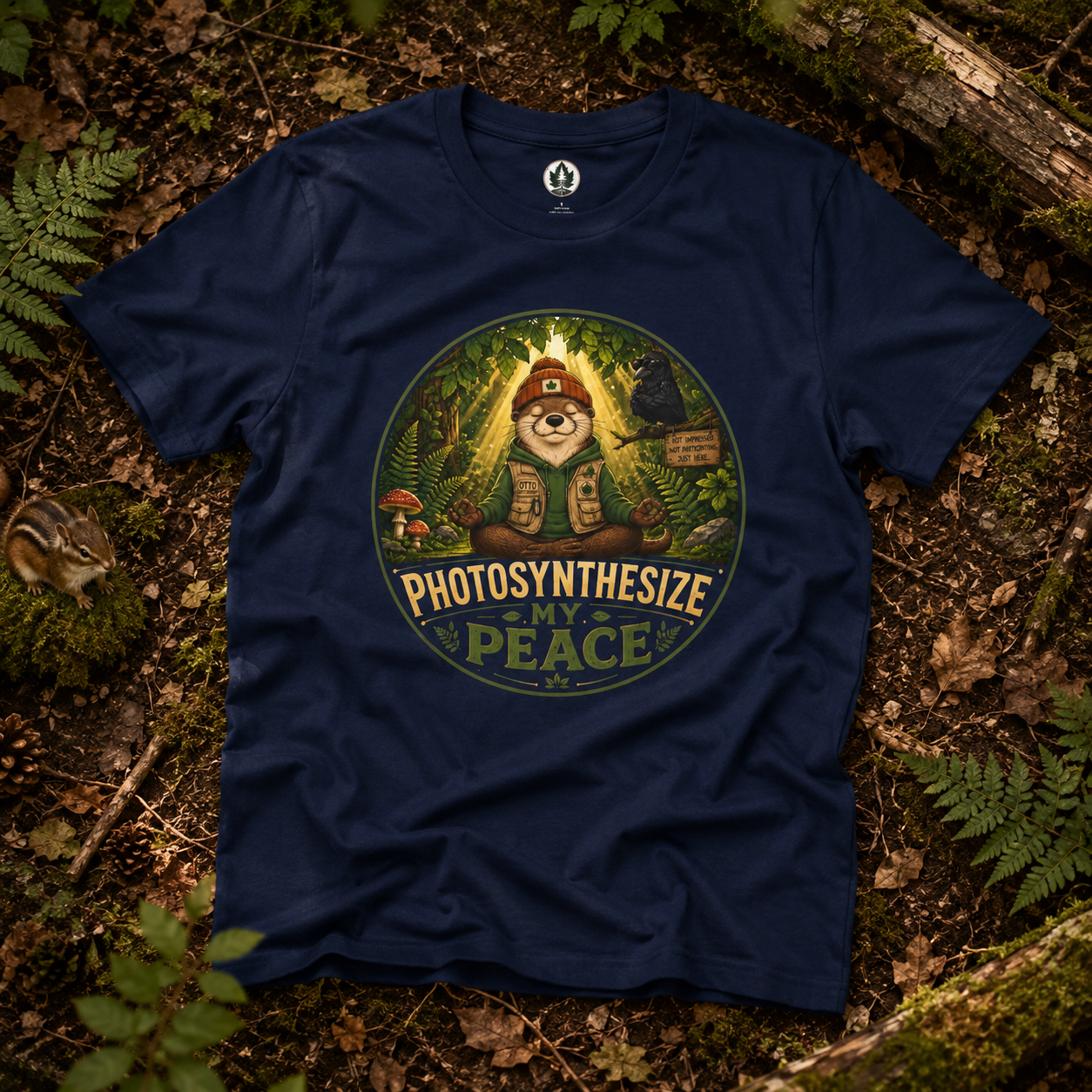 Photosynthesize My Peace Version 2 Tree Labels T‑Shirt