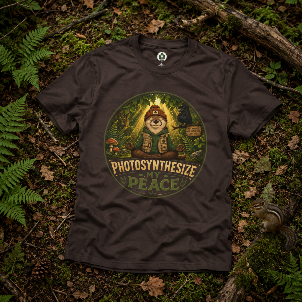 Photosynthesize My Peace Version 2 Tree Labels T‑Shirt