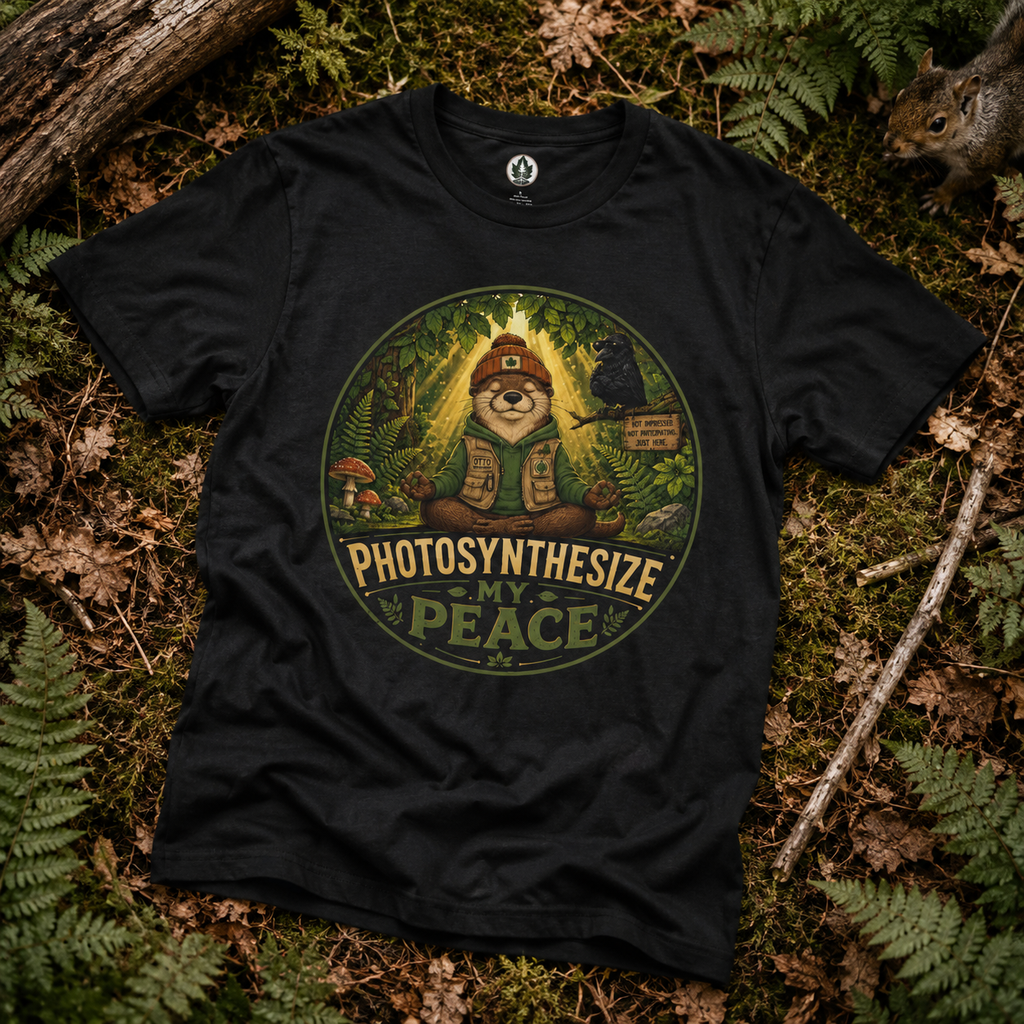 Photosynthesize My Peace Version 2 Tree Labels T‑Shirt