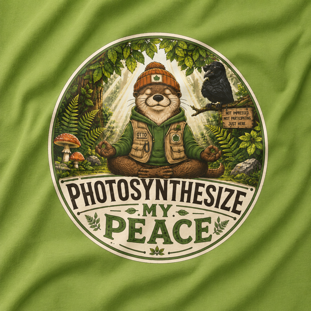 Photosynthesize My Peace Version 2 Tree Labels T‑Shirt