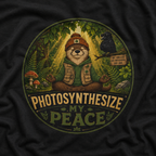 Photosynthesize My Peace Version 2 Tree Labels T‑Shirt