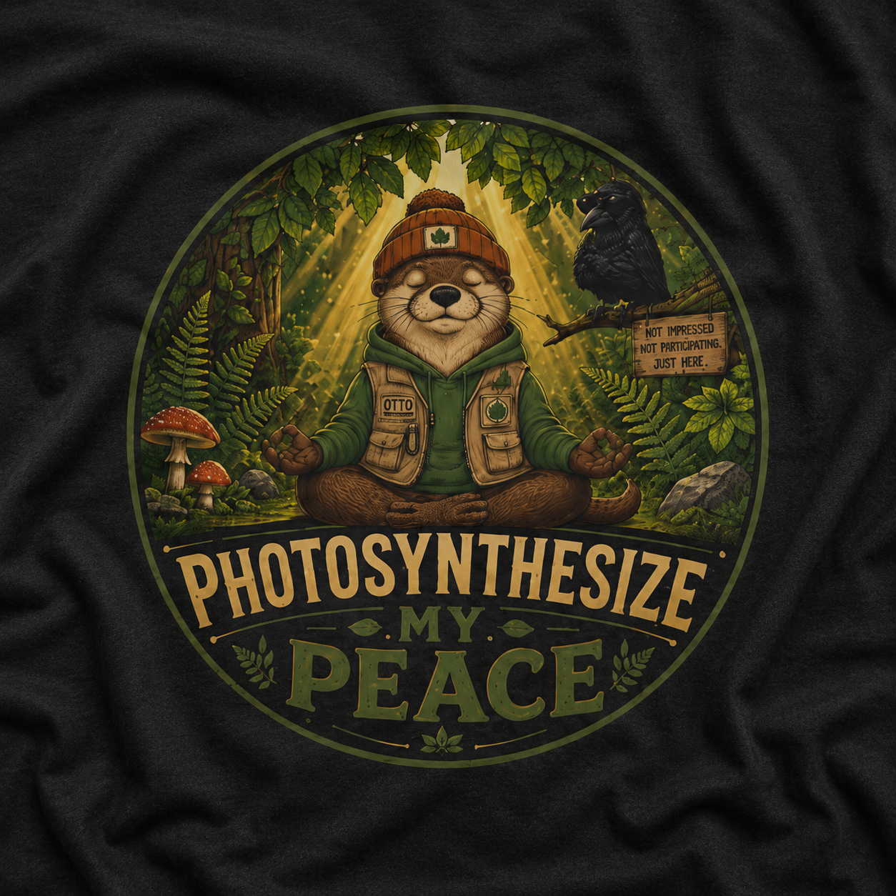 Photosynthesize My Peace Version 2 Tree Labels T‑Shirt