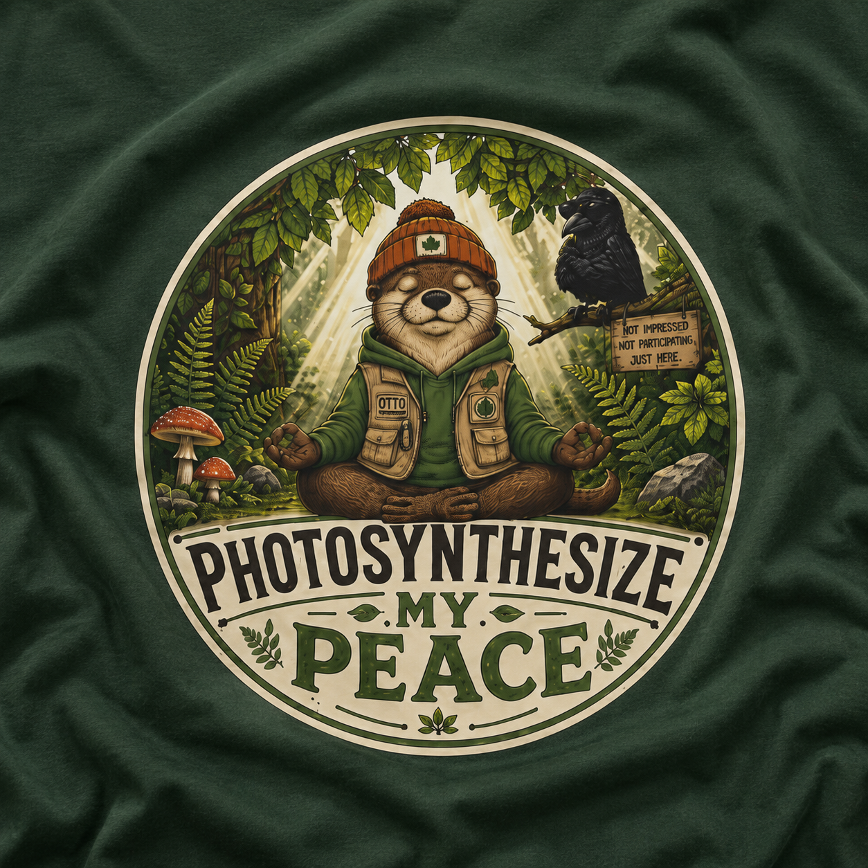 Photosynthesize My Peace Version 2 Tree Labels T‑Shirt