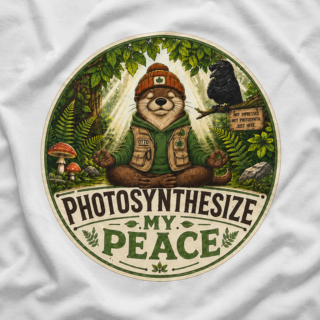 Photosynthesize My Peace Version 2 Tree Labels T‑Shirt