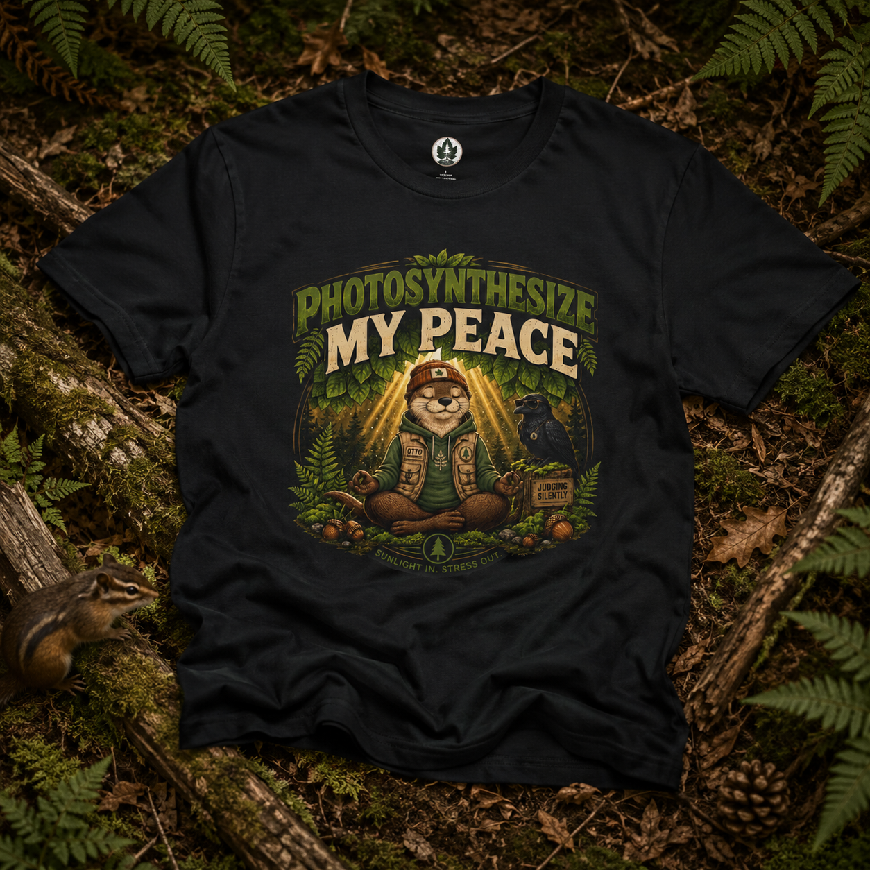 Photosynthesize My Peace Version 3 Tree Labels T‑Shirt