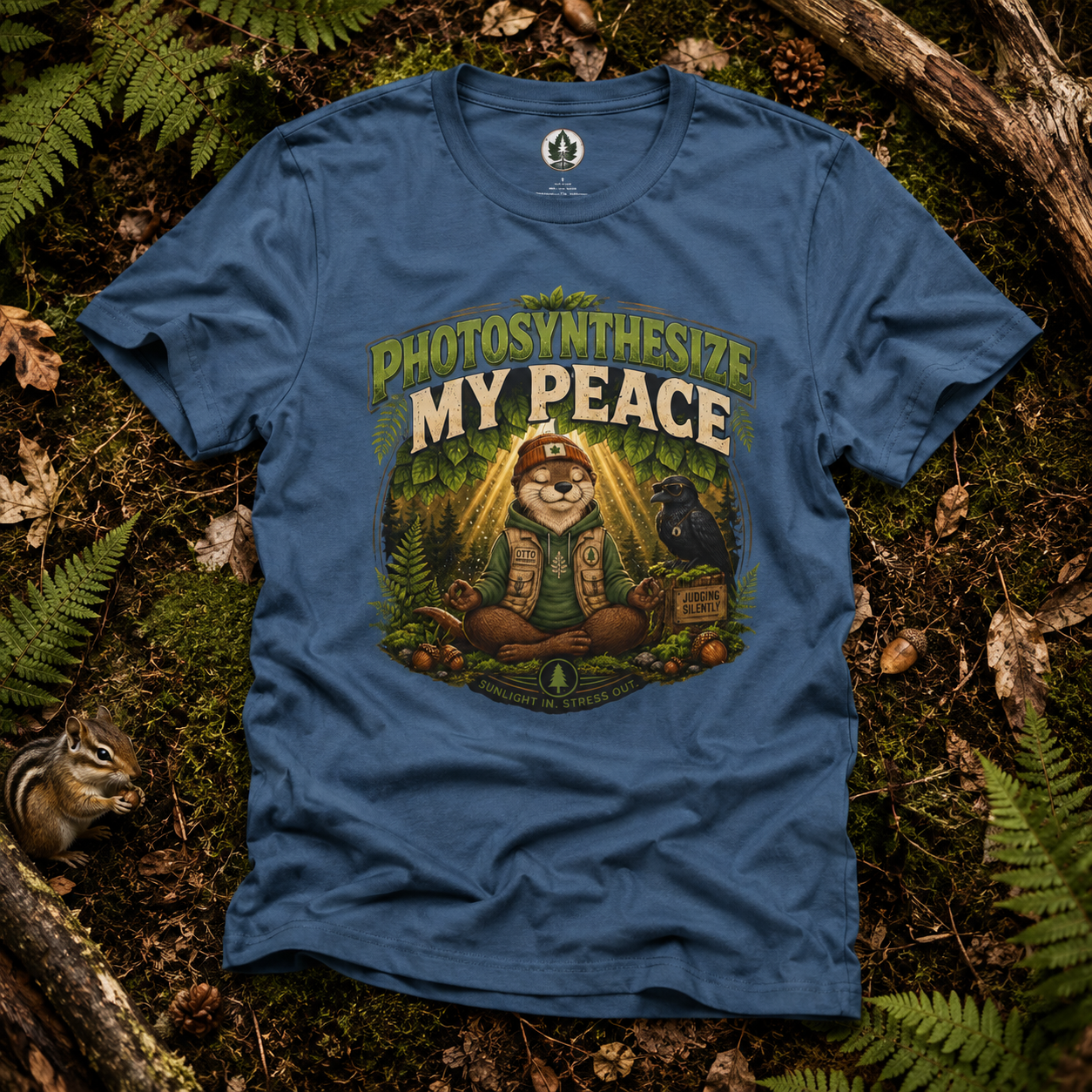 Photosynthesize My Peace Version 3 Tree Labels T‑Shirt