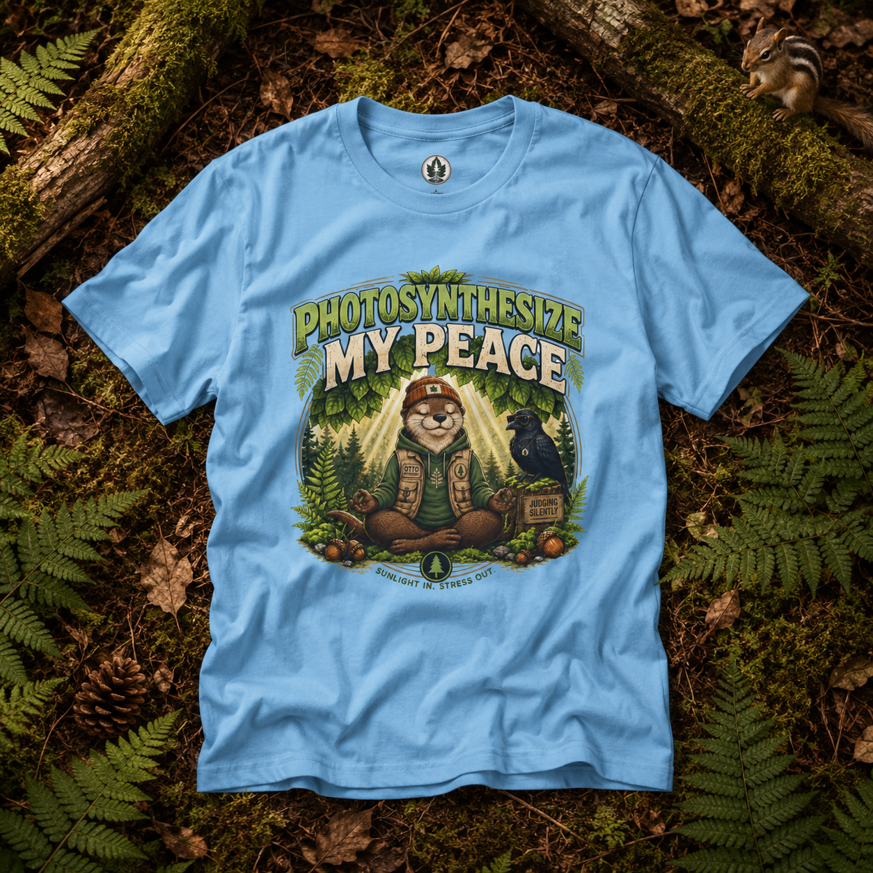 Photosynthesize My Peace Version 3 Tree Labels T‑Shirt