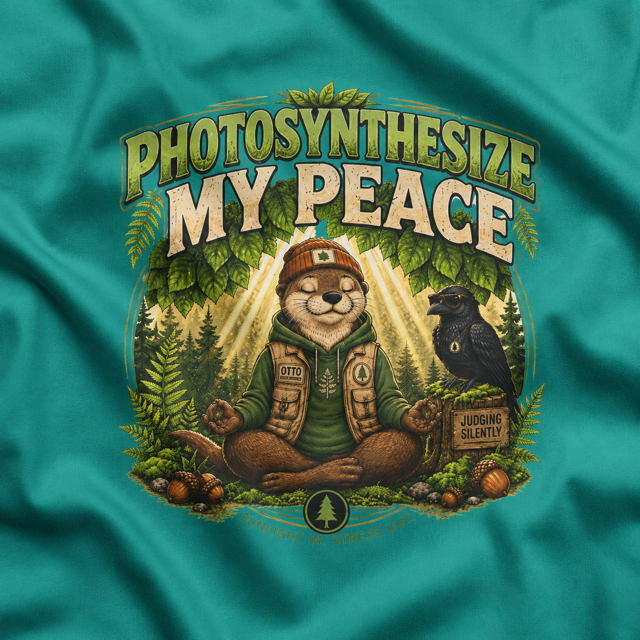 Photosynthesize My Peace Version 3 Tree Labels T‑Shirt