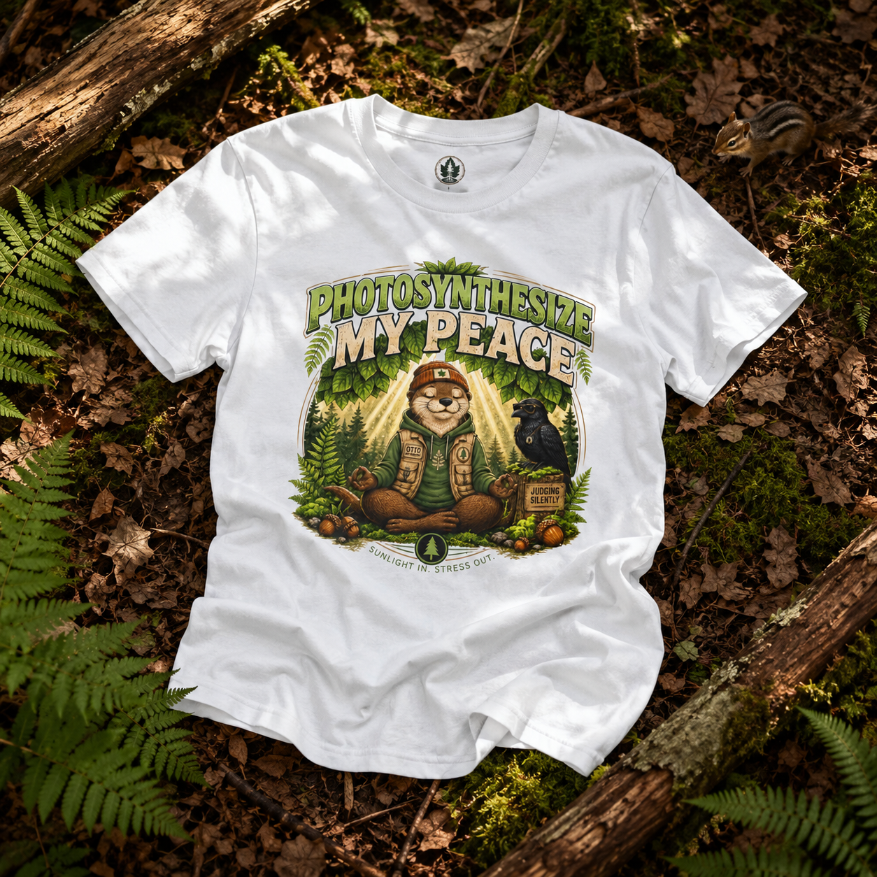 Photosynthesize My Peace Version 3 Tree Labels T‑Shirt
