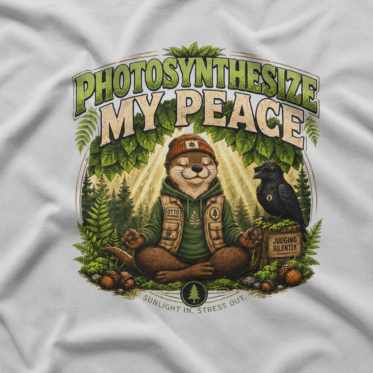 Photosynthesize My Peace Version 3 Tree Labels T‑Shirt