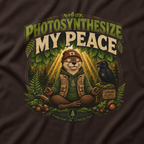 Photosynthesize My Peace Version 3 Tree Labels T‑Shirt