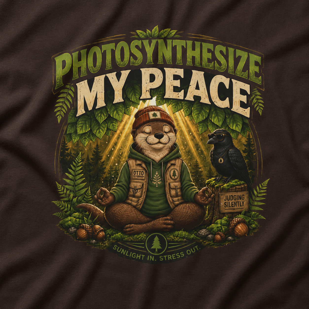 Photosynthesize My Peace Version 3 Tree Labels T‑Shirt
