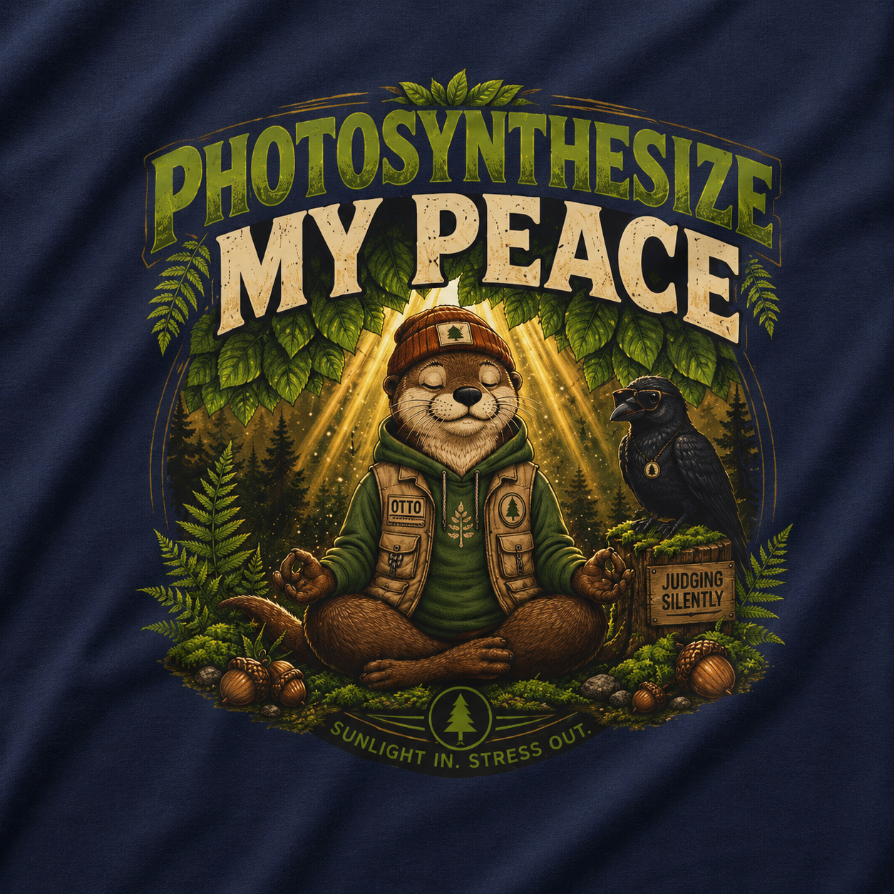 Photosynthesize My Peace Version 3 Tree Labels T‑Shirt