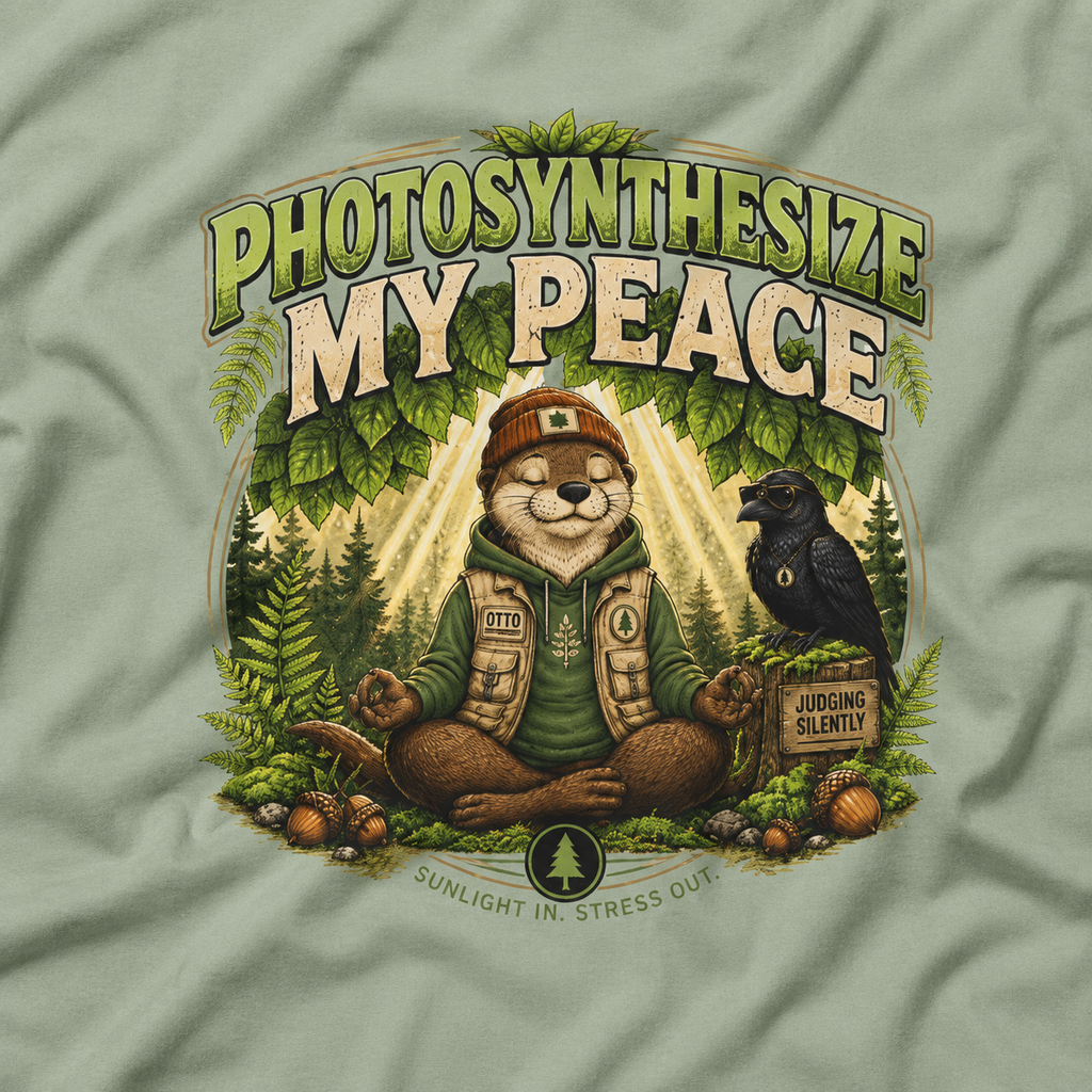 Photosynthesize My Peace Version 3 Tree Labels T‑Shirt