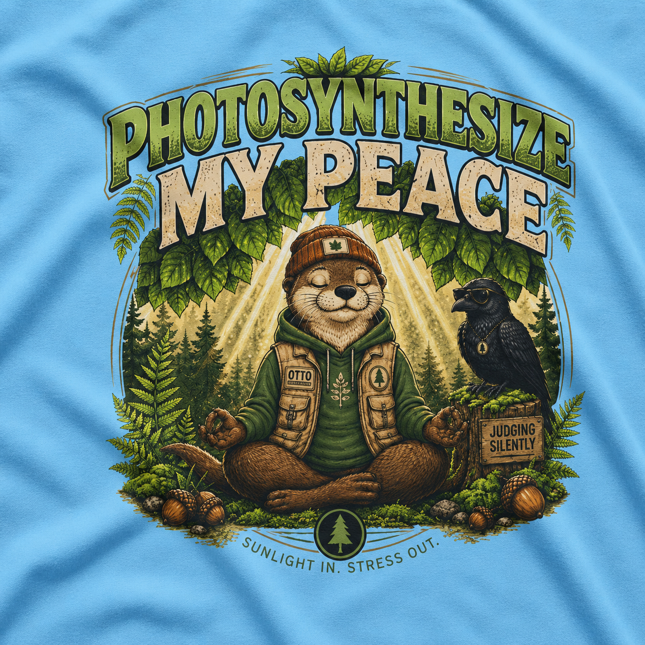 Photosynthesize My Peace Version 3 Tree Labels T‑Shirt