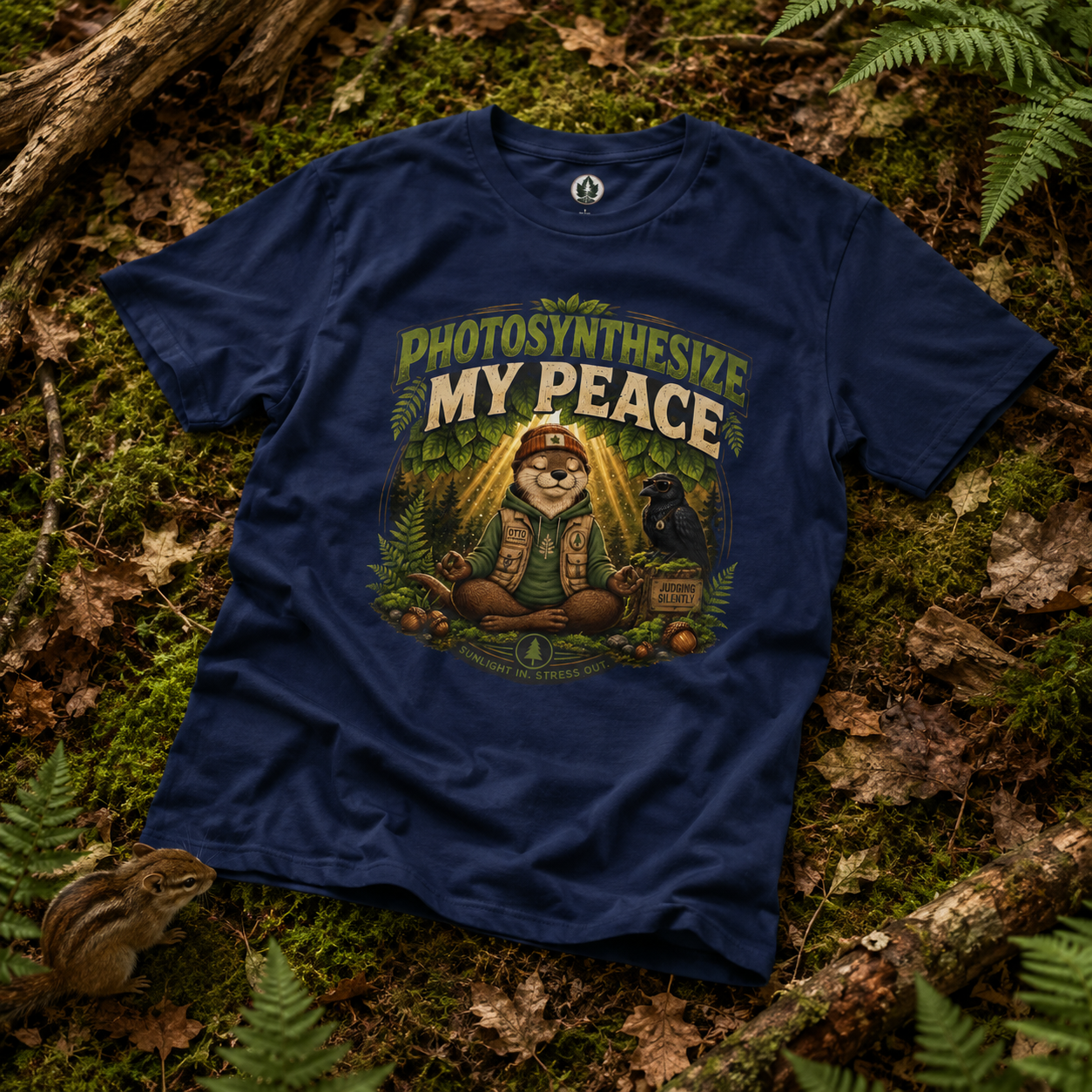 Photosynthesize My Peace Version 3 Tree Labels T‑Shirt