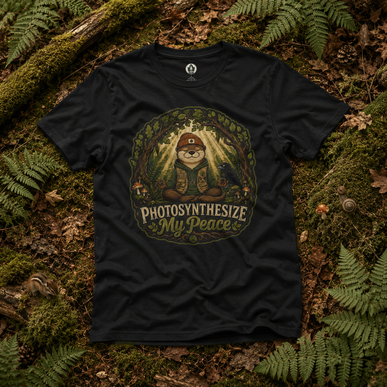 Photosynthesize My Peace Version 4 Tree Labels T‑Shirt