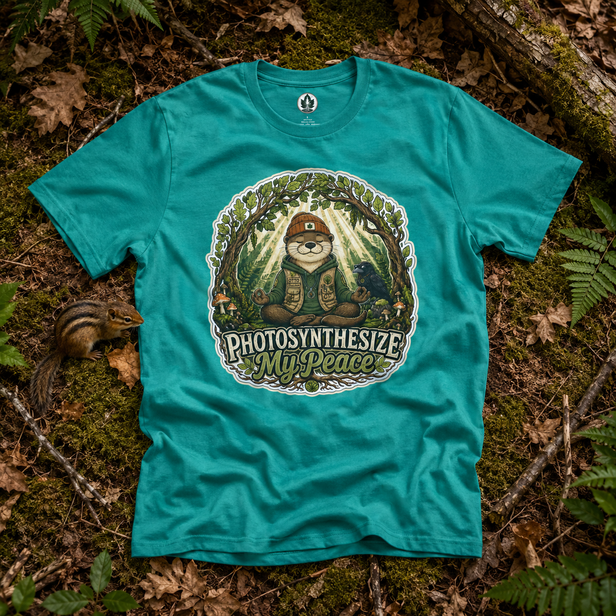 Photosynthesize My Peace Version 4 Tree Labels T‑Shirt