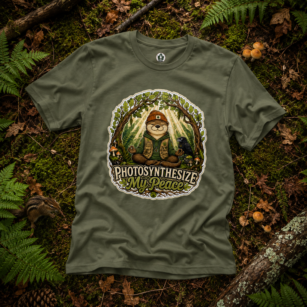 Photosynthesize My Peace Version 4 Tree Labels T‑Shirt