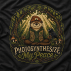 Photosynthesize My Peace Version 4 Tree Labels T‑Shirt