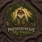 Photosynthesize My Peace Version 4 Tree Labels T‑Shirt