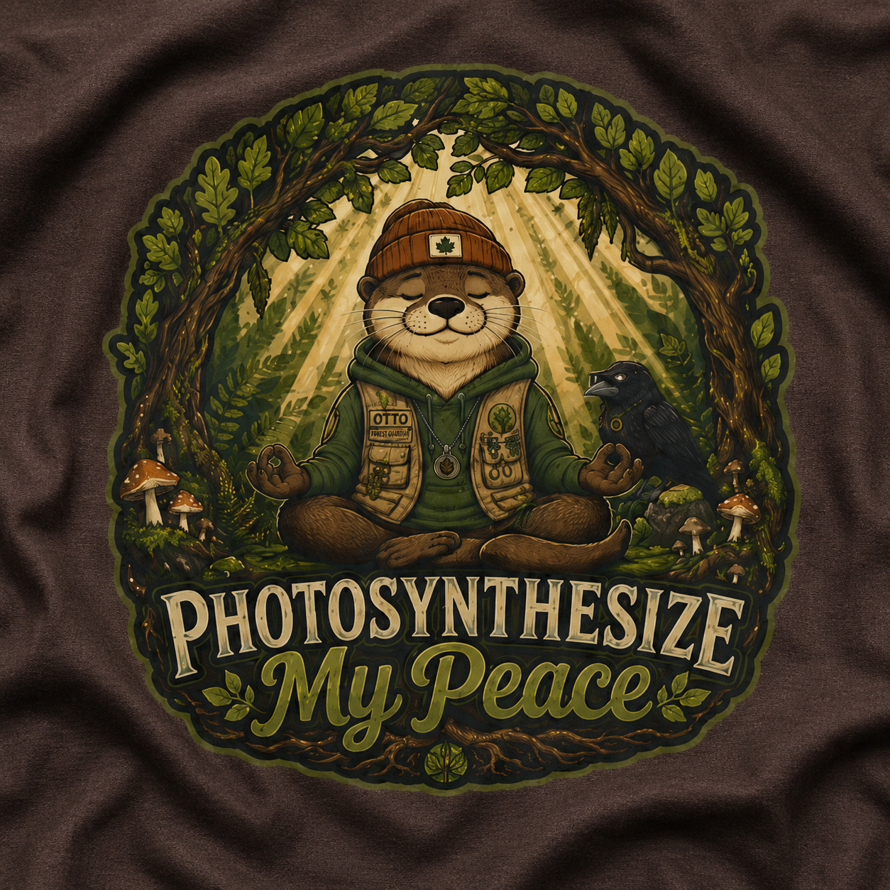 Photosynthesize My Peace Version 4 Tree Labels T‑Shirt