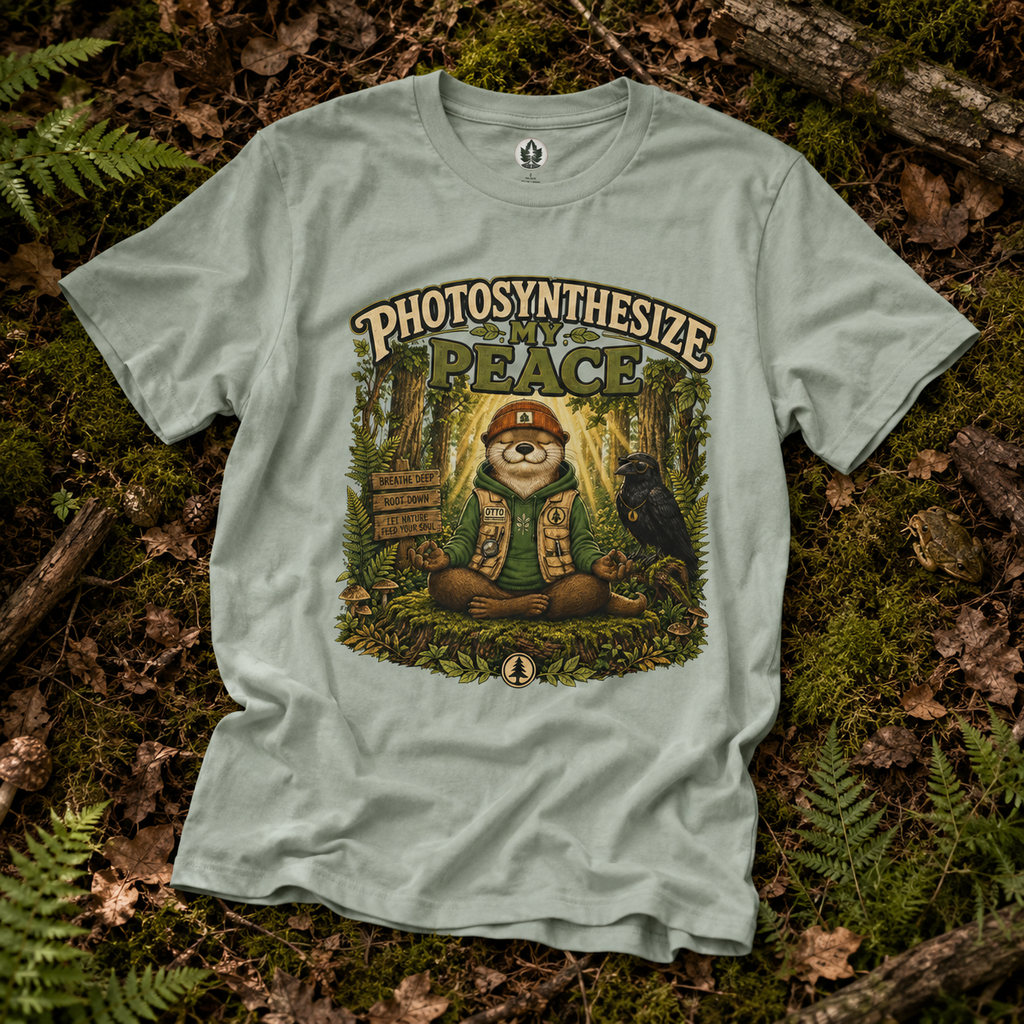 Photosynthesize My Peace Version 5 Tree Labels T‑Shirt