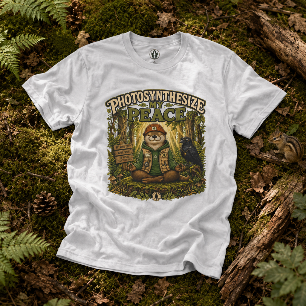 Photosynthesize My Peace Version 5 Tree Labels T‑Shirt
