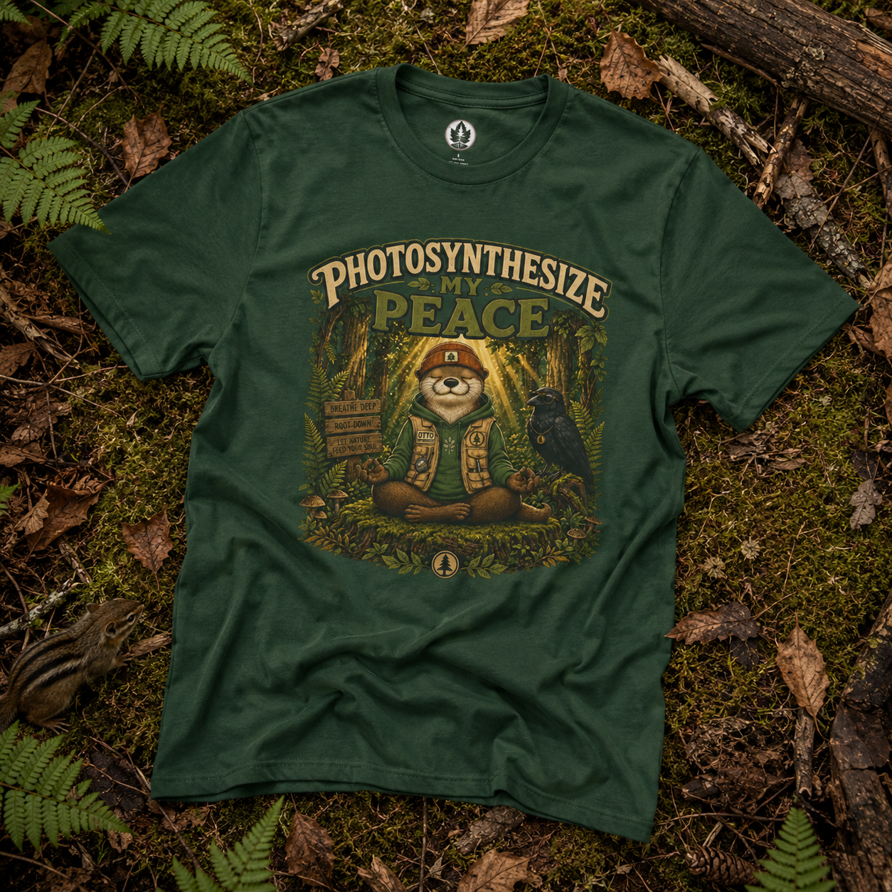 Photosynthesize My Peace Version 5 Tree Labels T‑Shirt