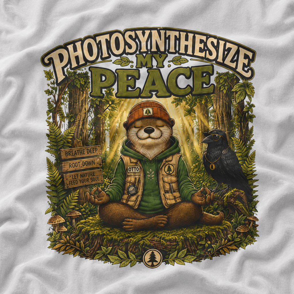 Photosynthesize My Peace Version 5 Tree Labels T‑Shirt