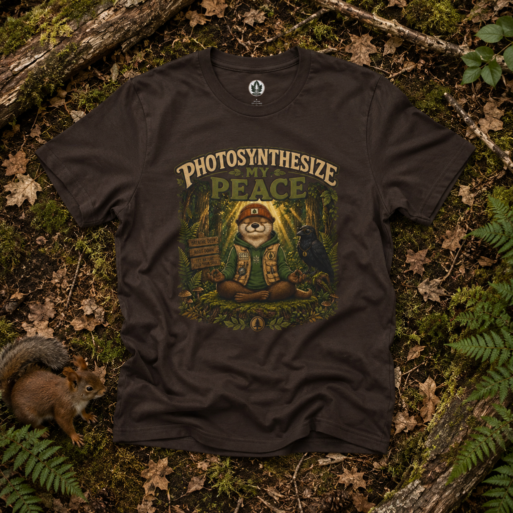 Photosynthesize My Peace Version 5 Tree Labels T‑Shirt