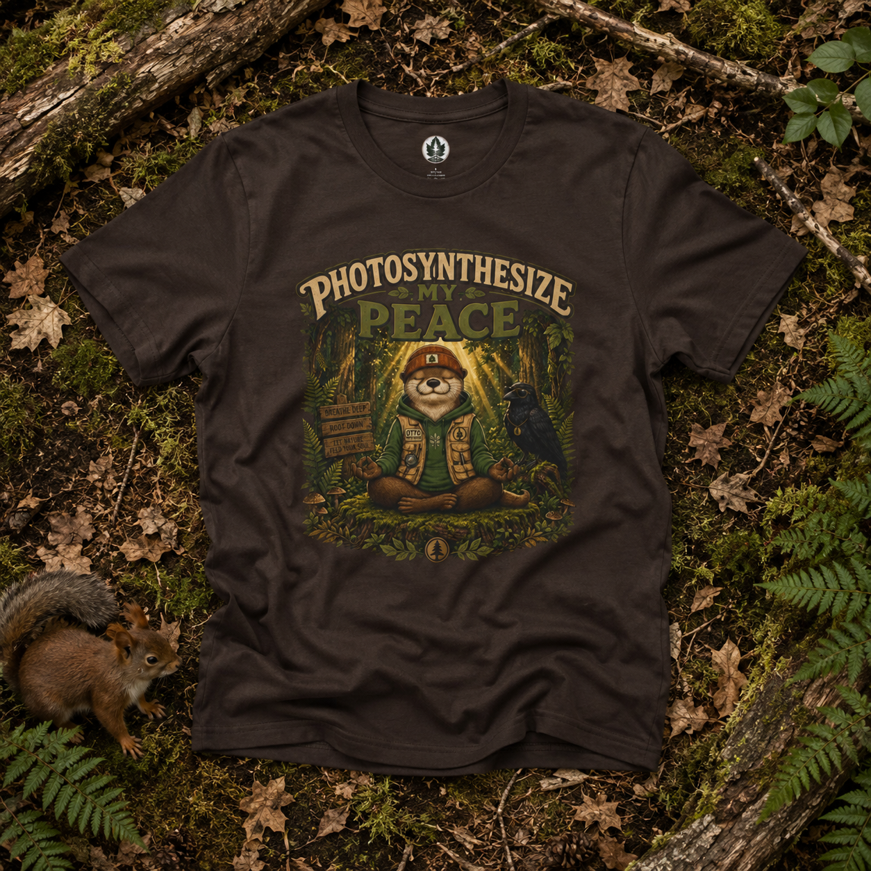 Photosynthesize My Peace Version 5 Tree Labels T‑Shirt