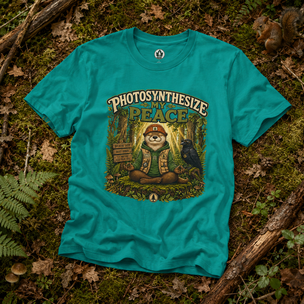 Photosynthesize My Peace Version 5 Tree Labels T‑Shirt