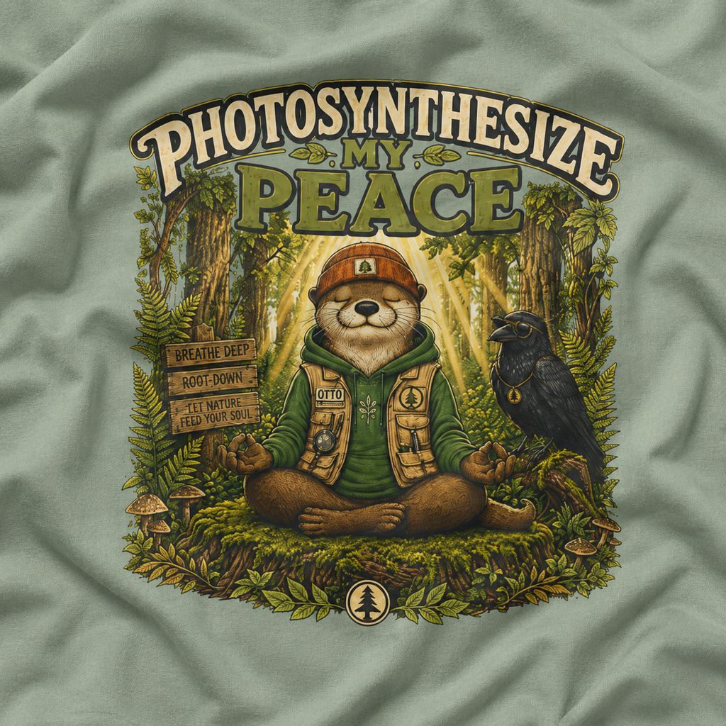 Photosynthesize My Peace Version 5 Tree Labels T‑Shirt