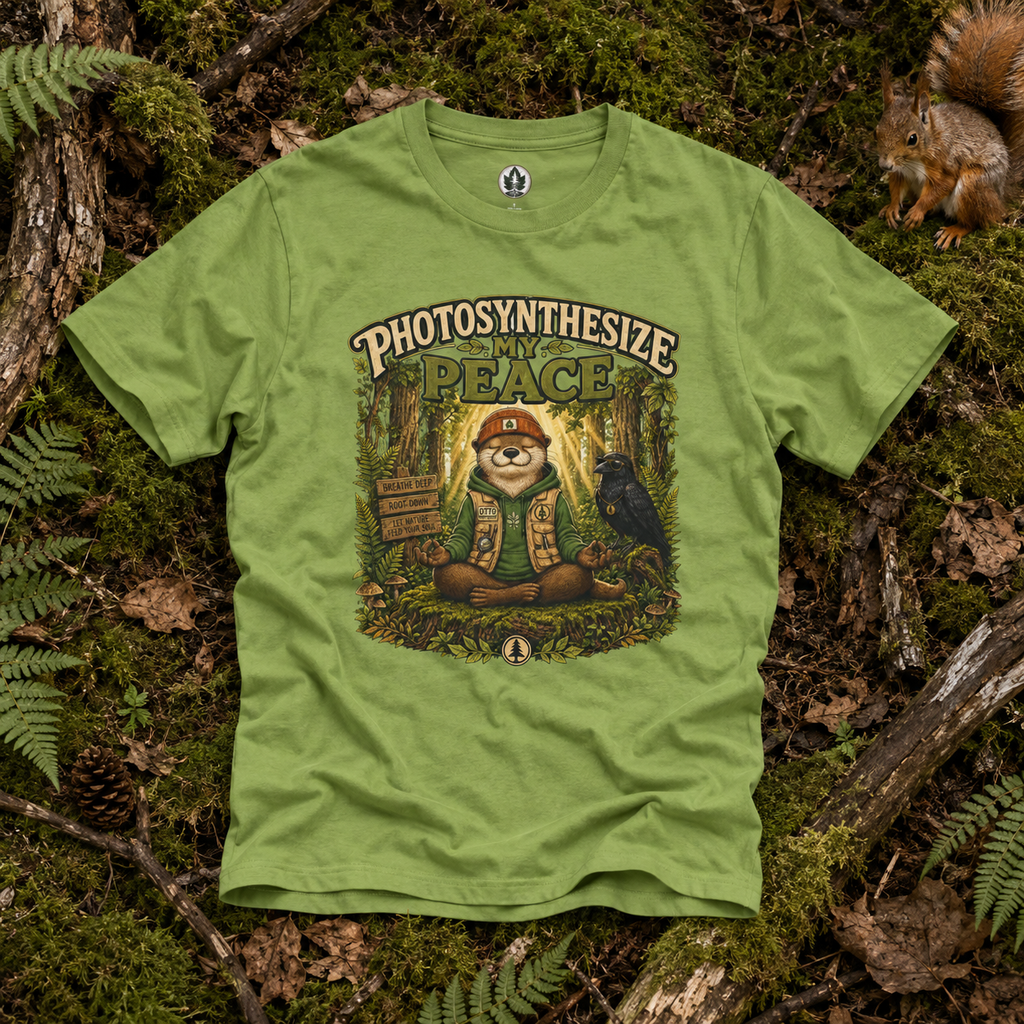 Photosynthesize My Peace Version 5 Tree Labels T‑Shirt