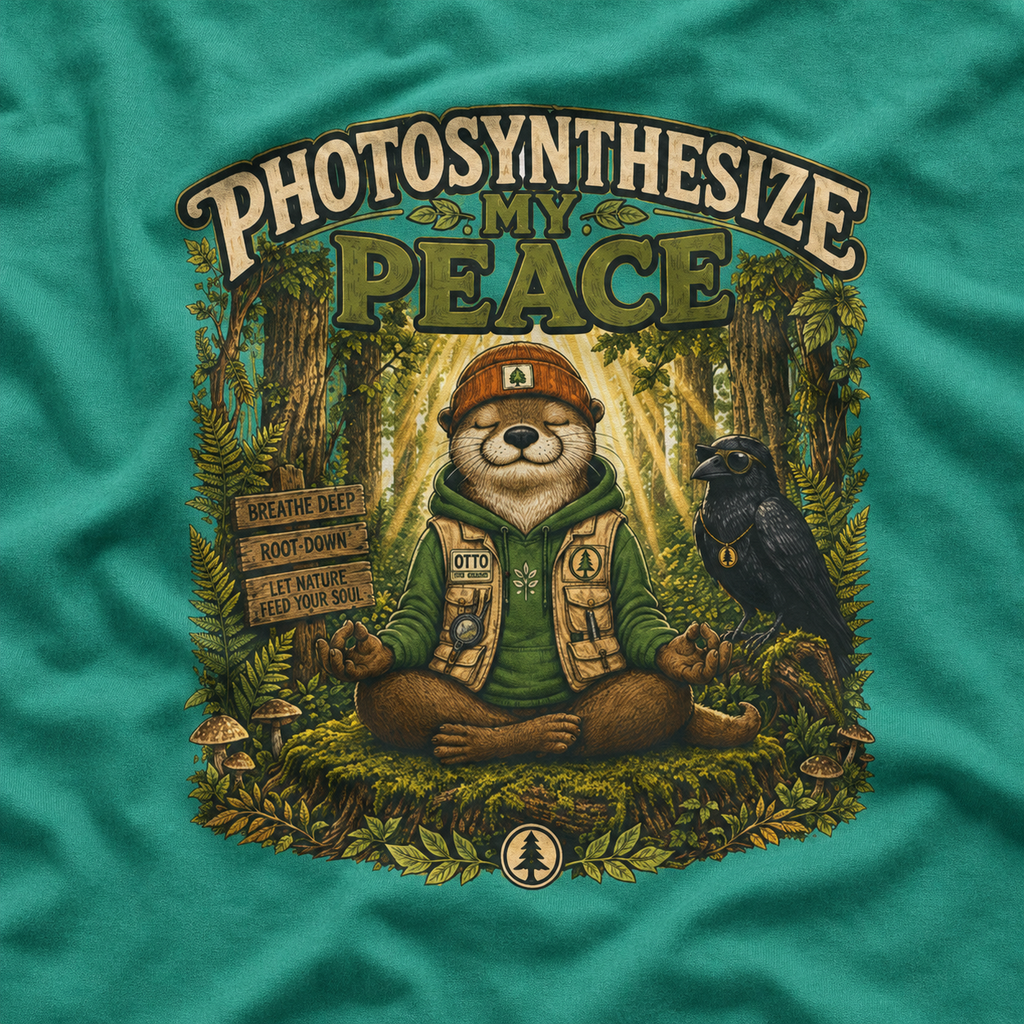 Photosynthesize My Peace Version 5 Tree Labels T‑Shirt