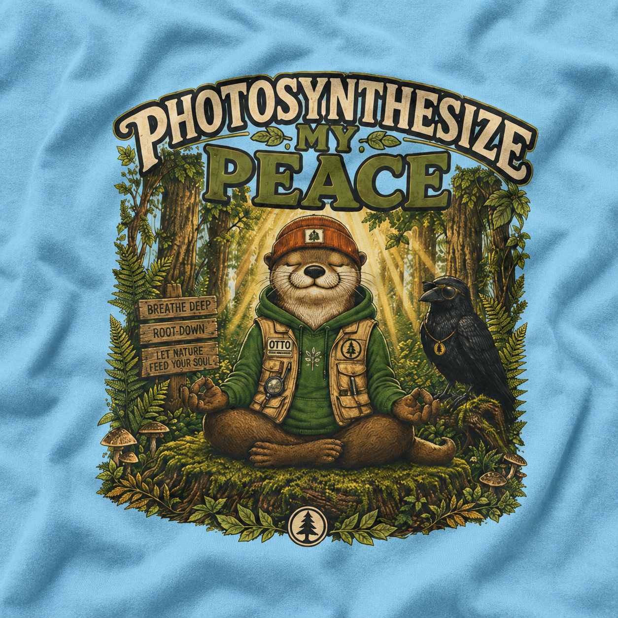 Photosynthesize My Peace Version 5 Tree Labels T‑Shirt