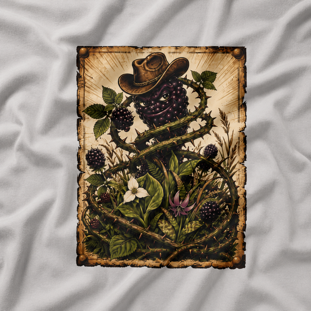 Blackberry Invasive Species Outlaw T‑Shirt
