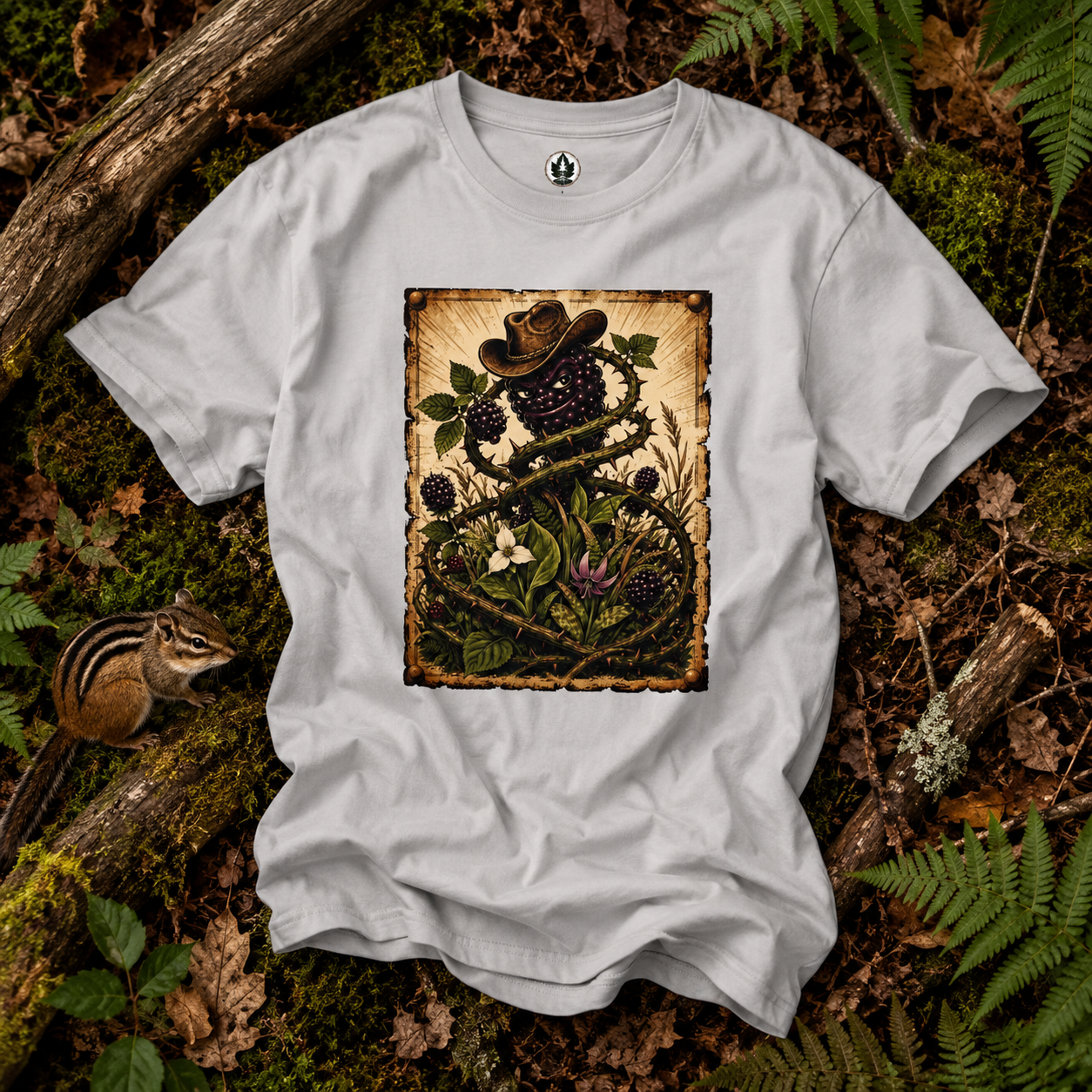 Blackberry Invasive Species Outlaw T‑Shirt