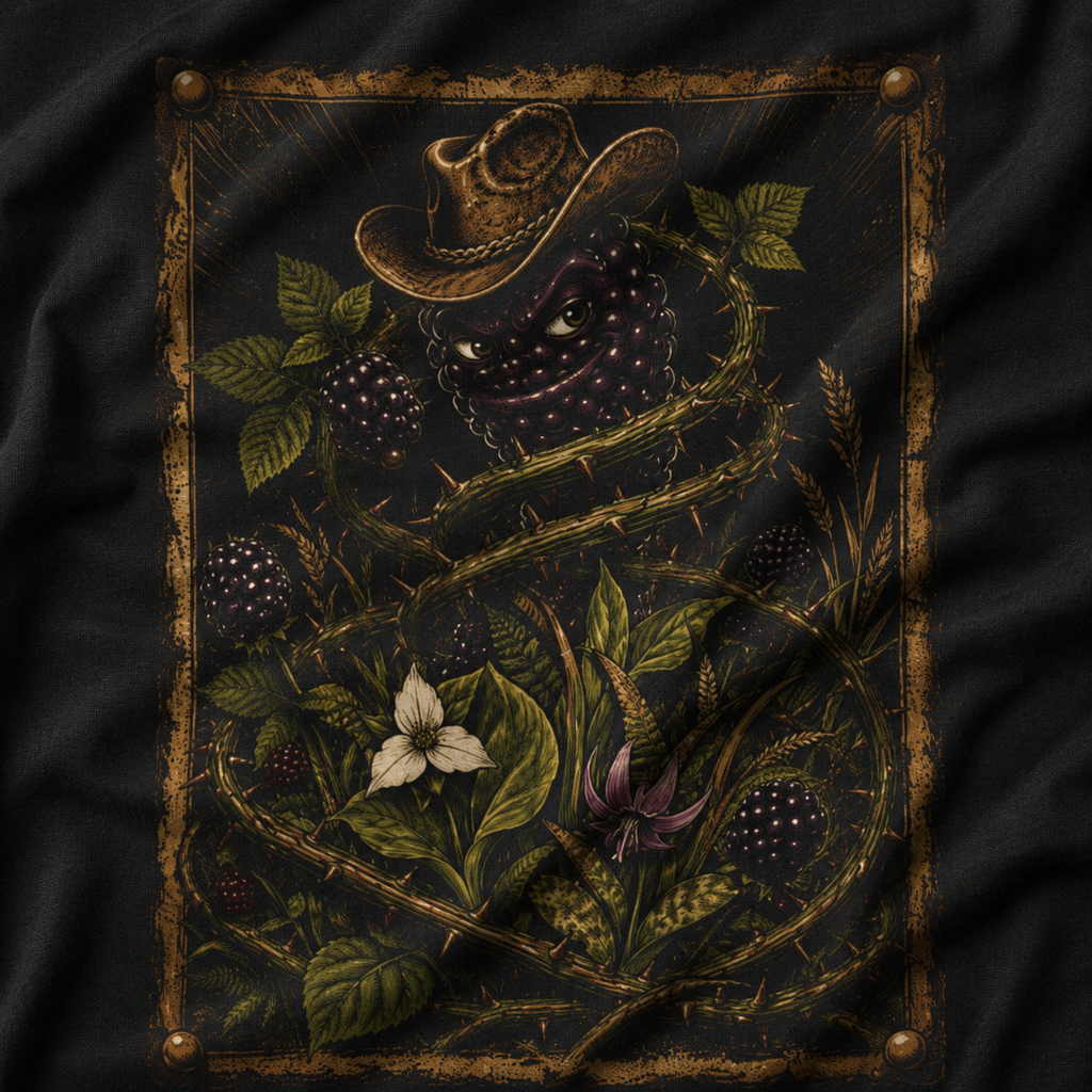 Blackberry Invasive Species Outlaw T‑Shirt