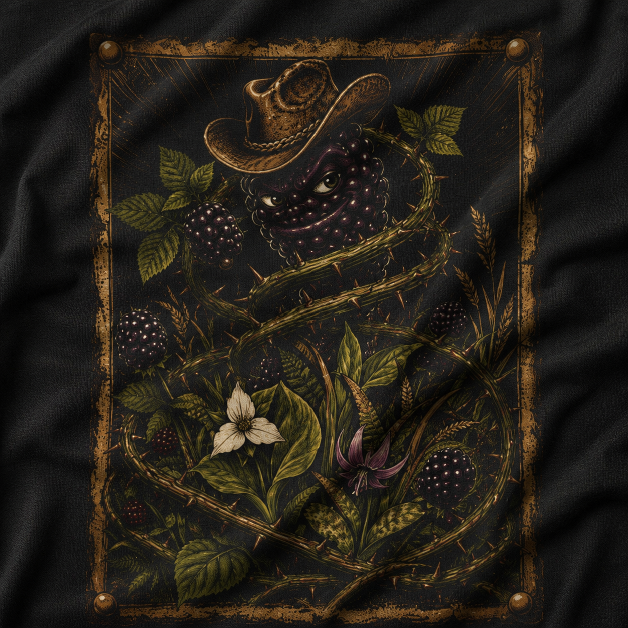 Blackberry Invasive Species Outlaw T‑Shirt