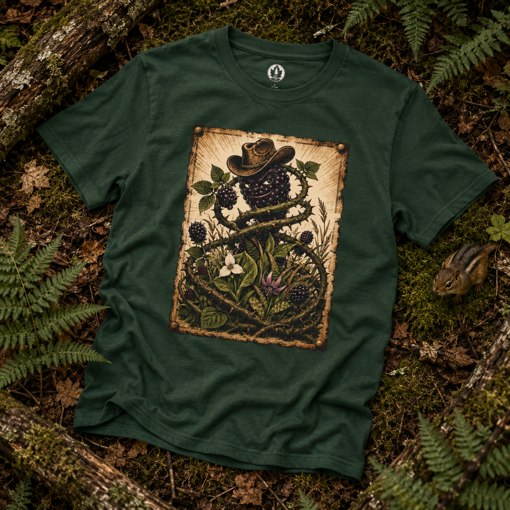 Blackberry Invasive Species Outlaw T‑Shirt