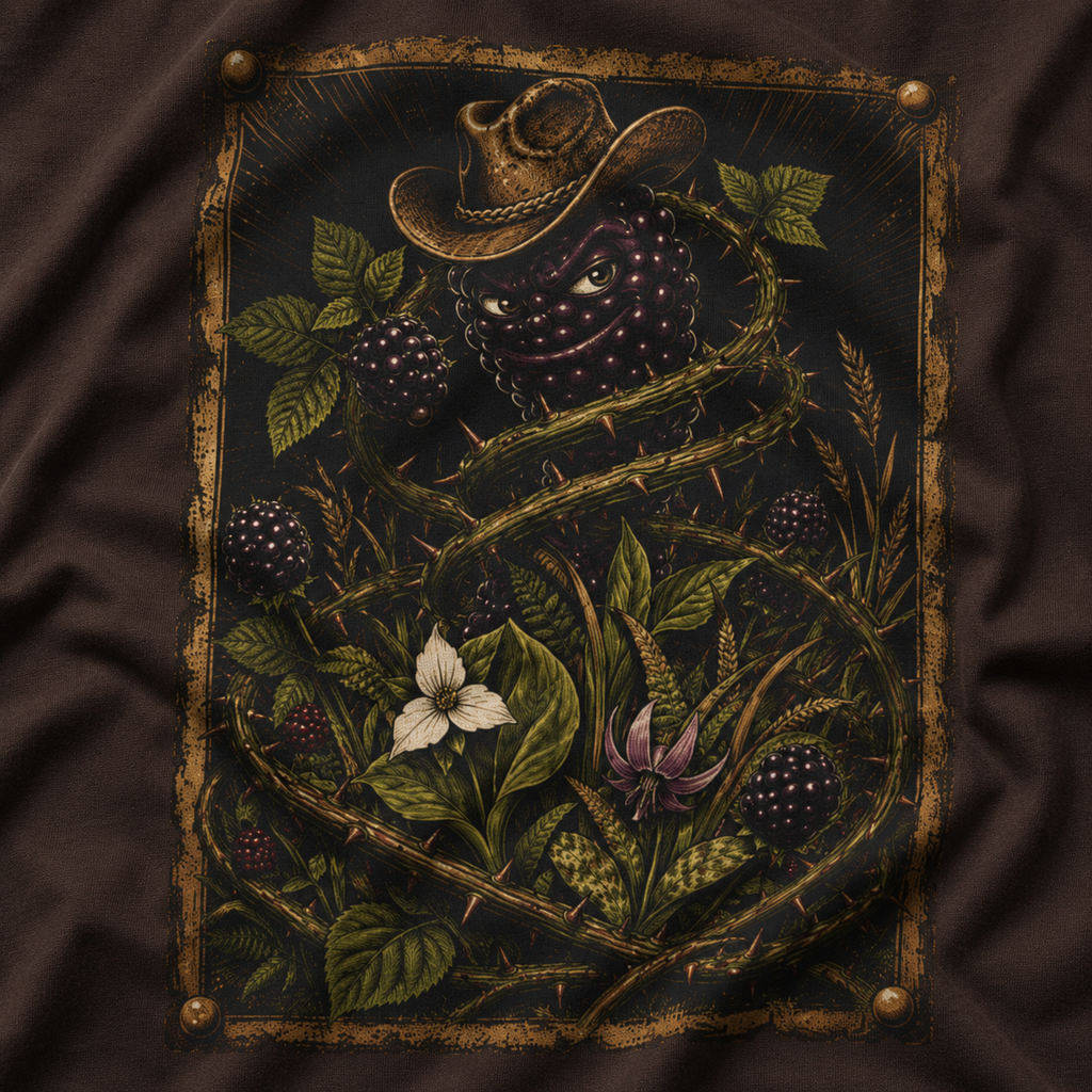 Blackberry Invasive Species Outlaw T‑Shirt