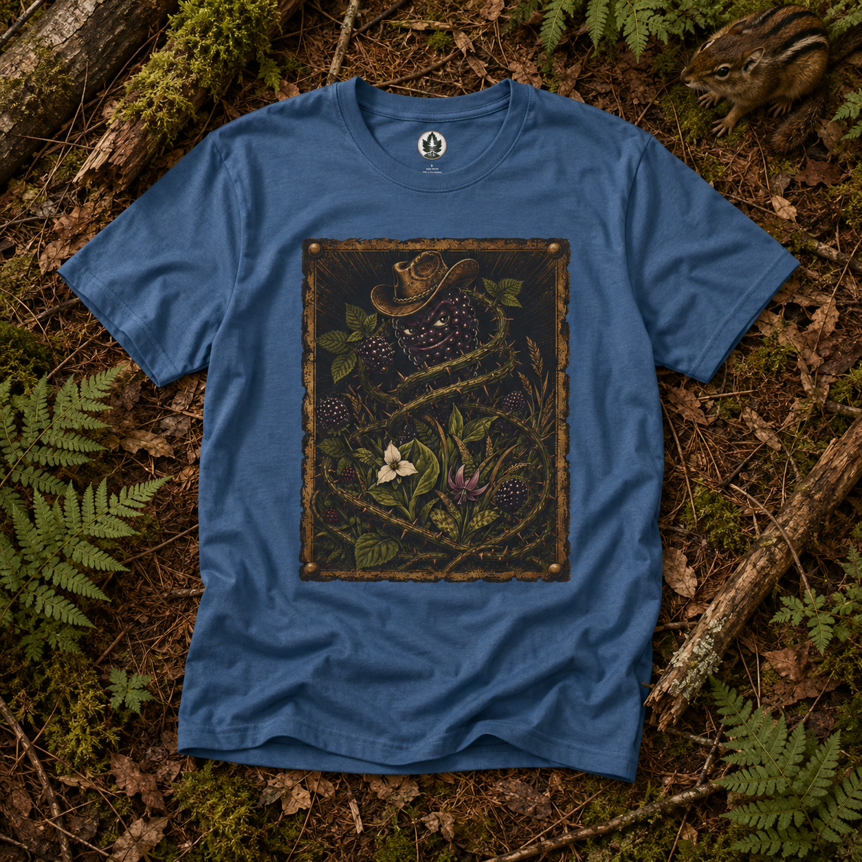 Blackberry Invasive Species Outlaw T‑Shirt
