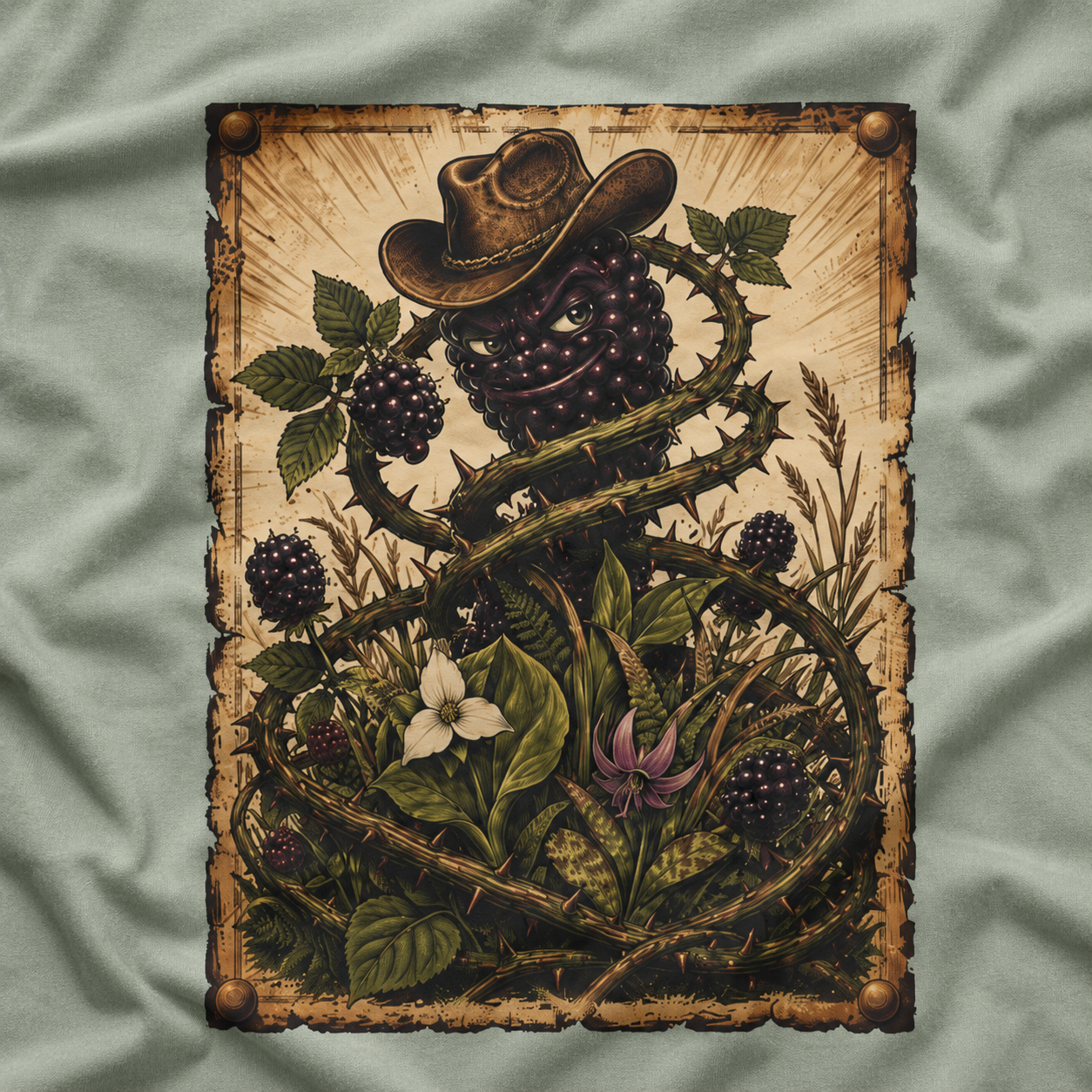 Blackberry Invasive Species Outlaw T‑Shirt