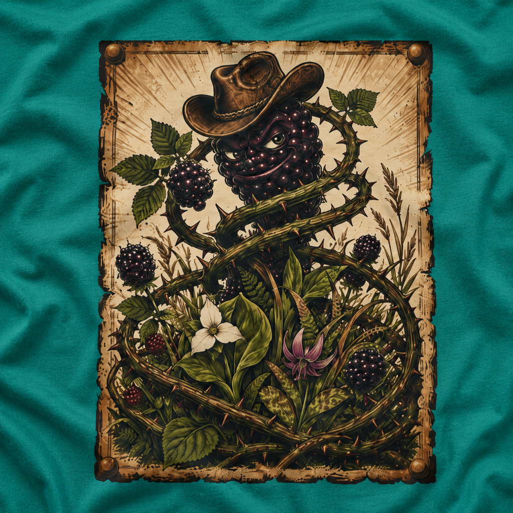 Blackberry Invasive Species Outlaw T‑Shirt