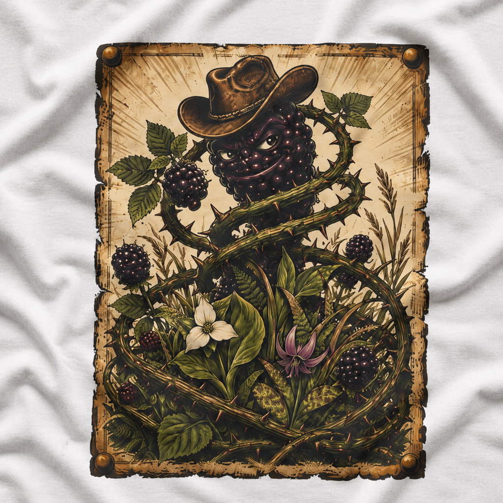 Blackberry Invasive Species Outlaw T‑Shirt
