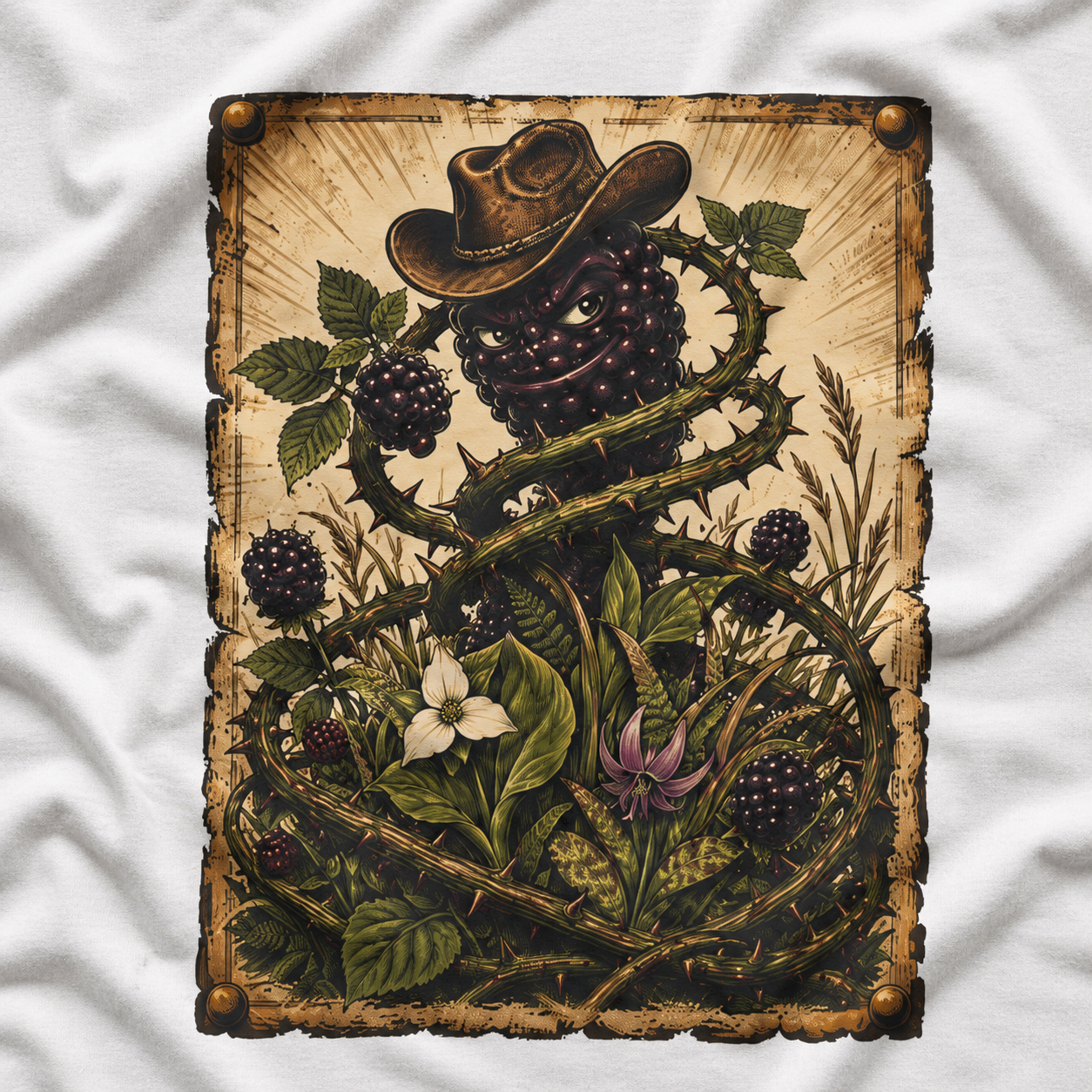 Blackberry Invasive Species Outlaw T‑Shirt